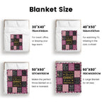 [Summer Sale Deals] Christian Bible Verse Blanket for Women Men, Inspirational Religious Gift for Him Her, 100% Polyester Flannel Blanket, One-Sided Print